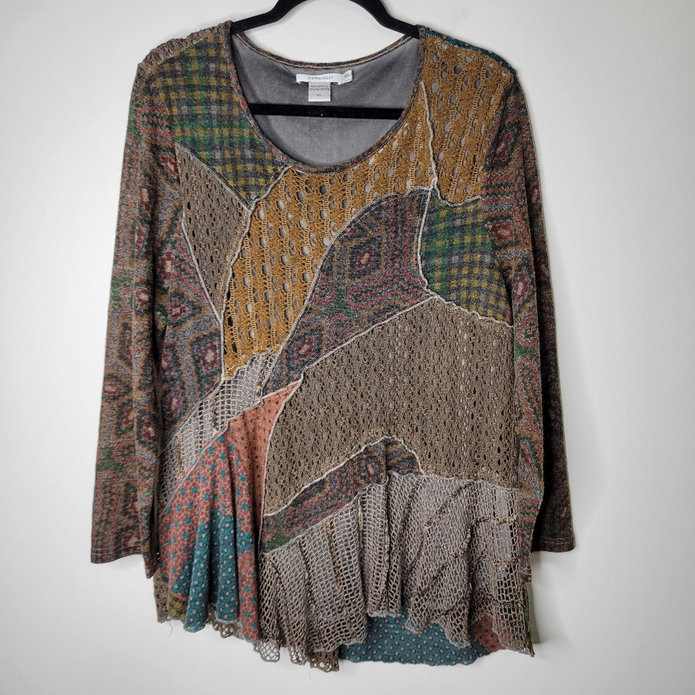 Feratelli Patchwork Blouse